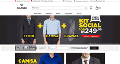 Desktop Screenshot of camisariacolombo.com.br